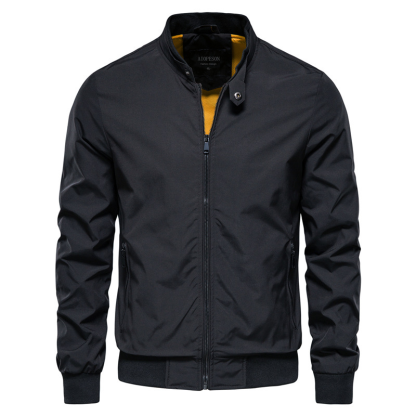 Autumn Stand Collar New Casual Fashion Men's Jacket