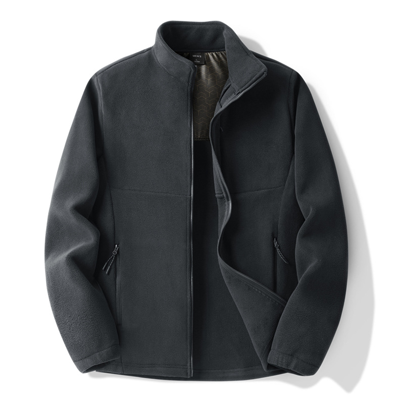 Autumn And Winter Household Plus Fleece Windproof Fleece Simple Warm Coat