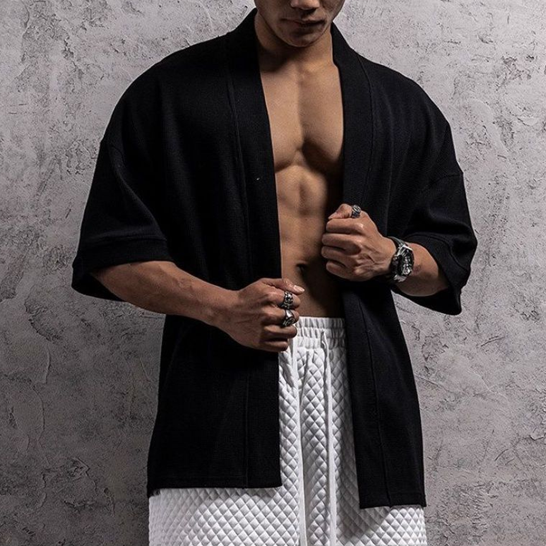 Men's Loose Casual Large Size Cardigan