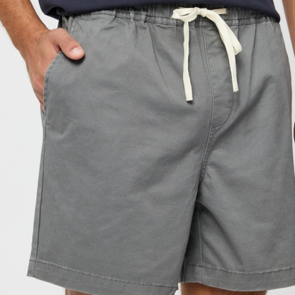 Washed Straight Shorts