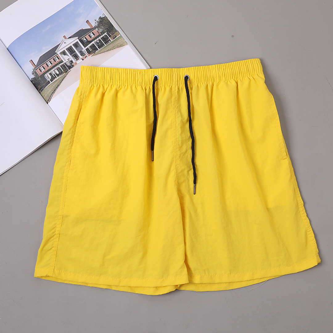 Solid Color Casual Shorts Beach Trendy Beach Pants Men