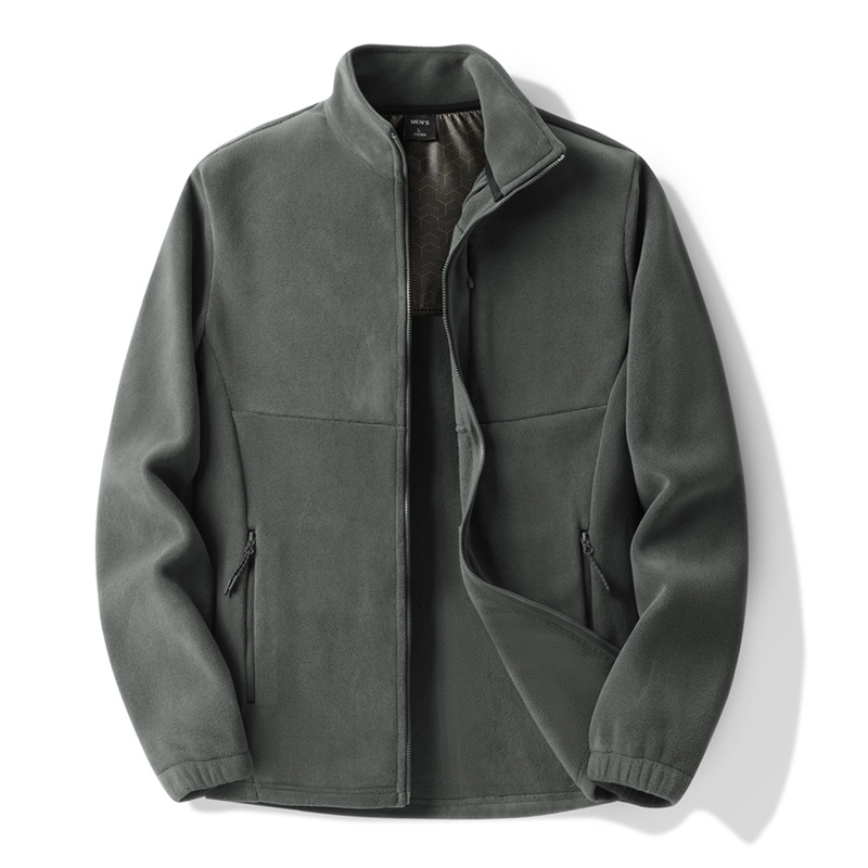 Autumn And Winter Household Plus Fleece Windproof Fleece Simple Warm Coat