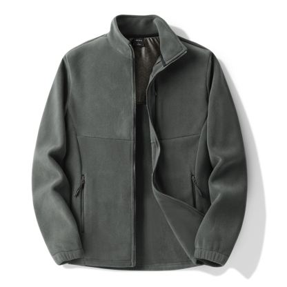 Autumn And Winter Household Plus Fleece Windproof Fleece Simple Warm Coat