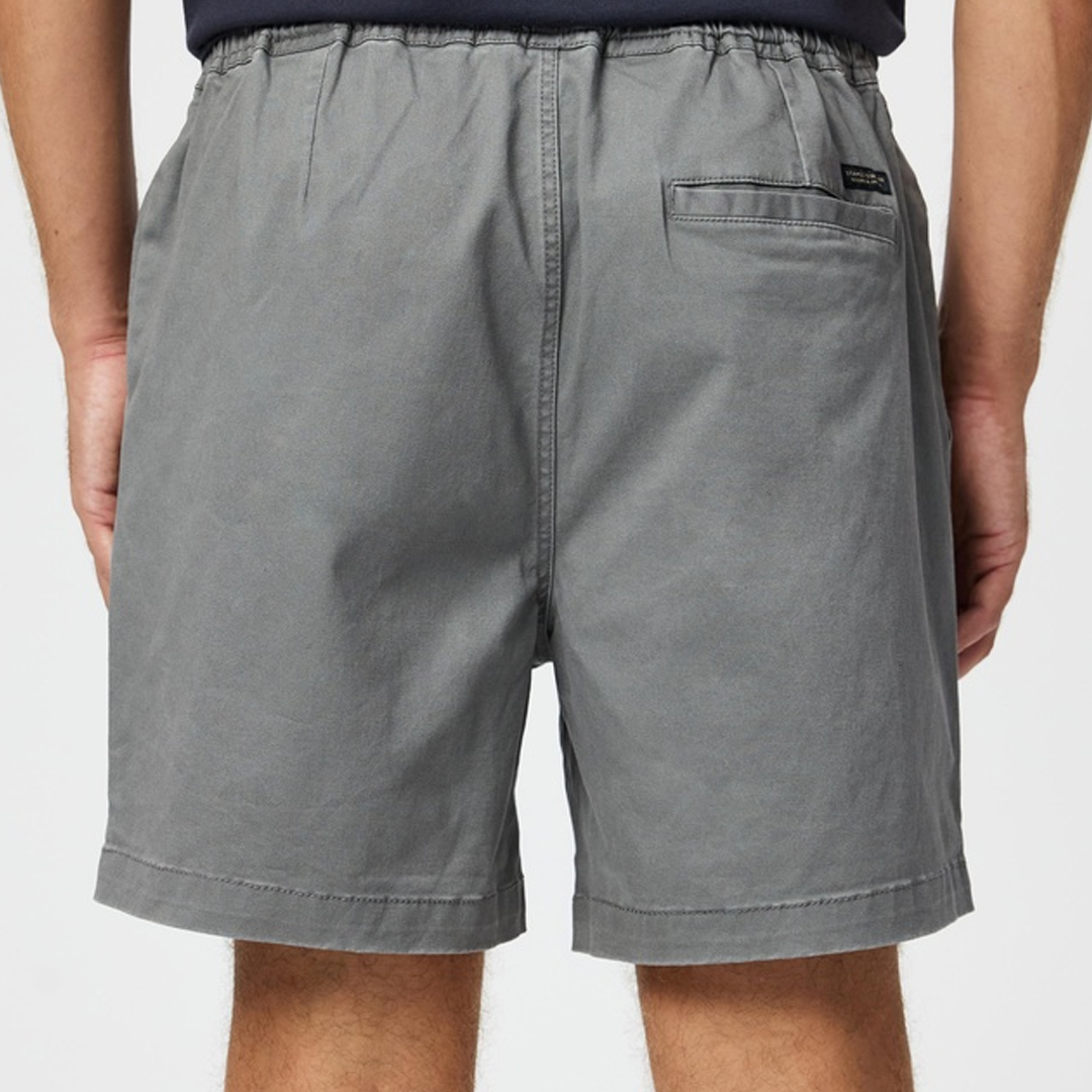 Washed Straight Shorts