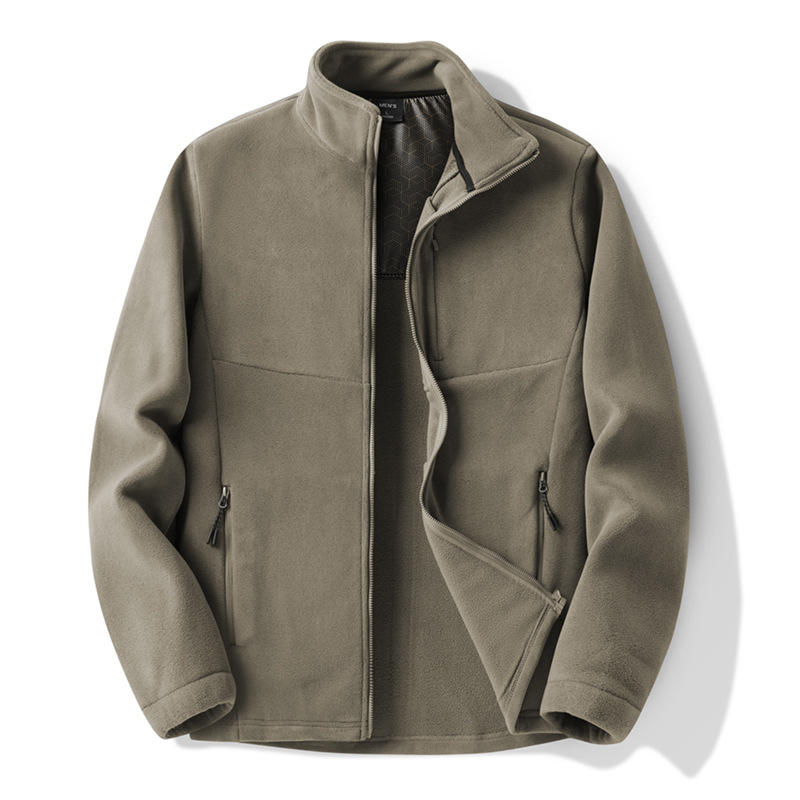 Autumn And Winter Household Plus Fleece Windproof Fleece Simple Warm Coat