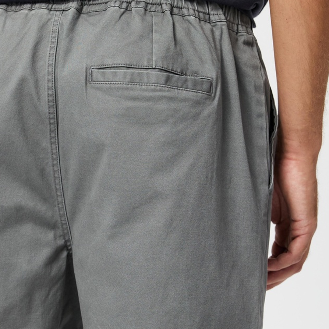 Washed Straight Shorts