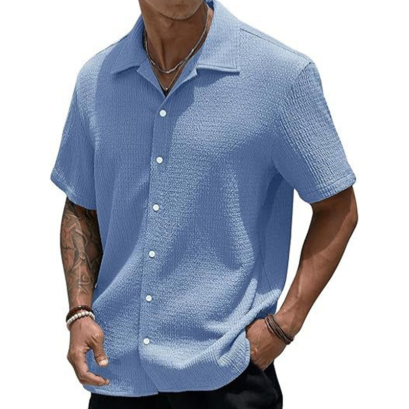 Men's Textured Knit Shirt