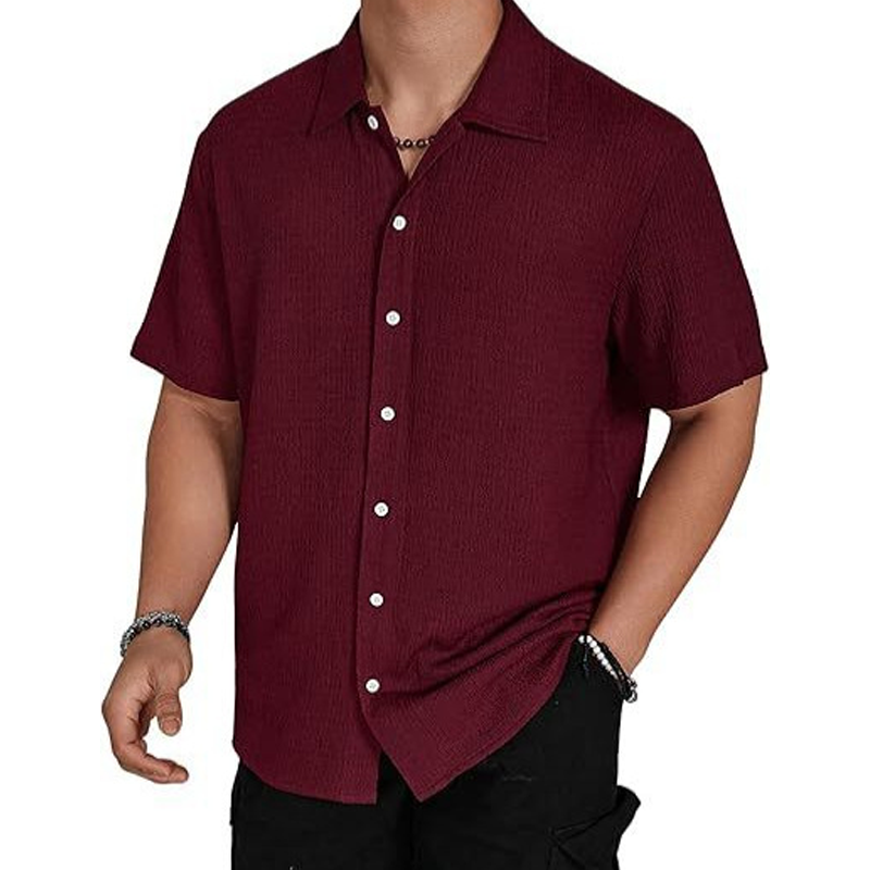 Men's Textured Knit Shirt