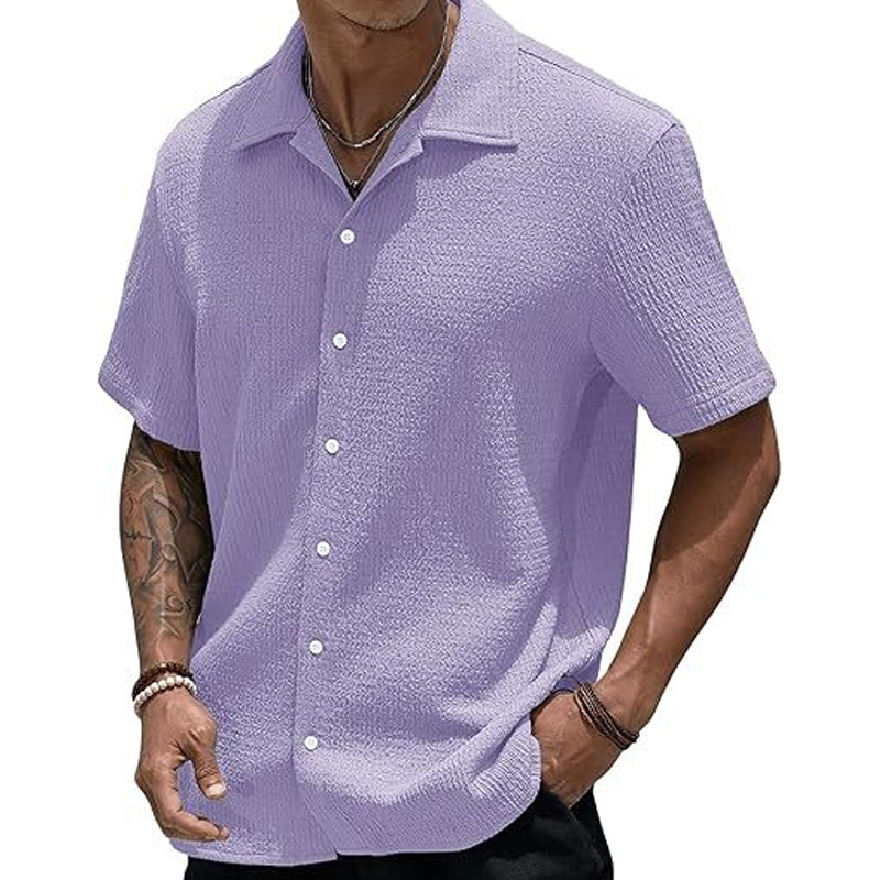 Men's Textured Knit Shirt