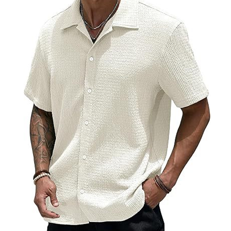 Men's Textured Knit Shirt