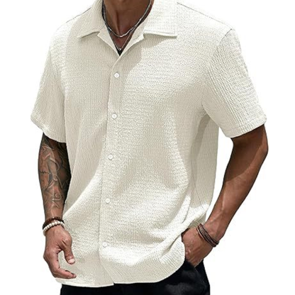 Men's Textured Knit Shirt
