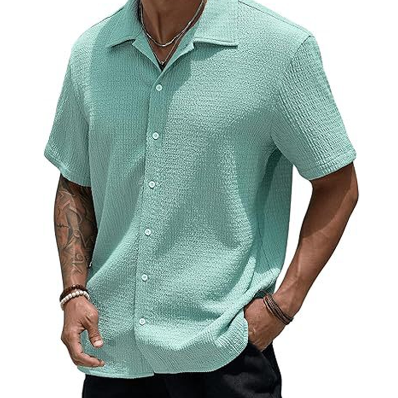 Men's Textured Knit Shirt