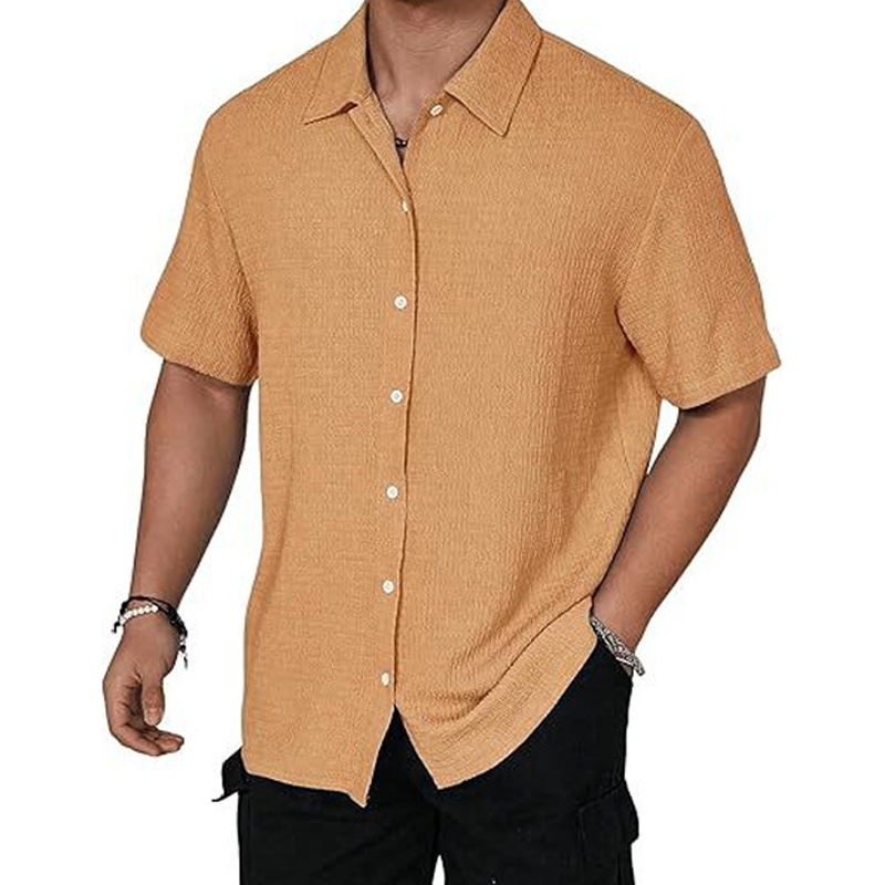 Men's Textured Knit Shirt