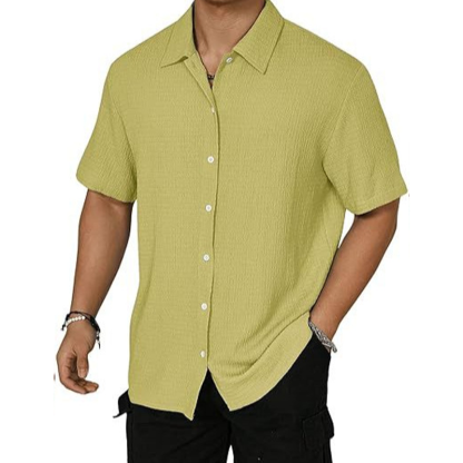 Men's Textured Knit Shirt