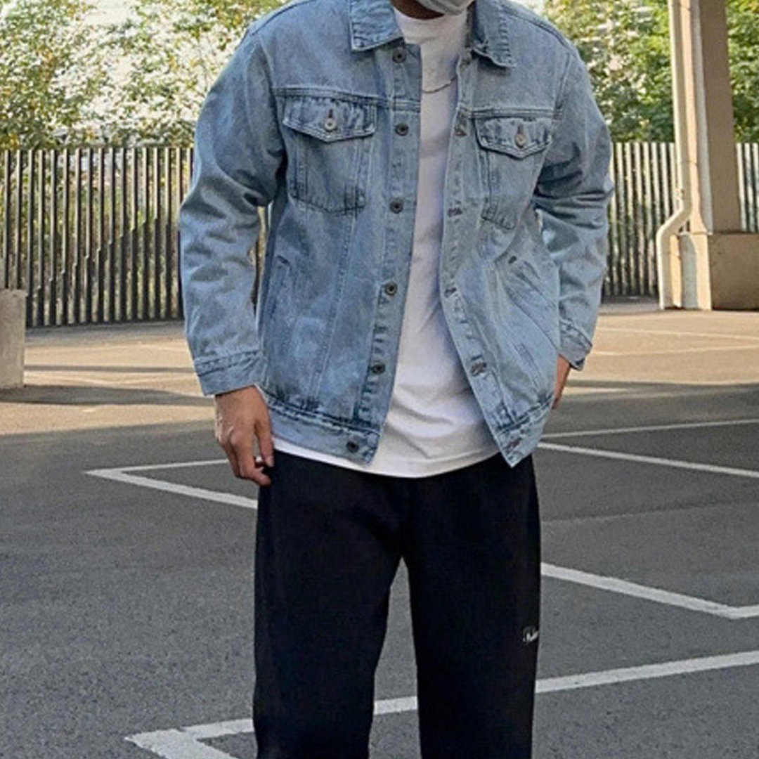 Men's Loose Casual Denim Jacket