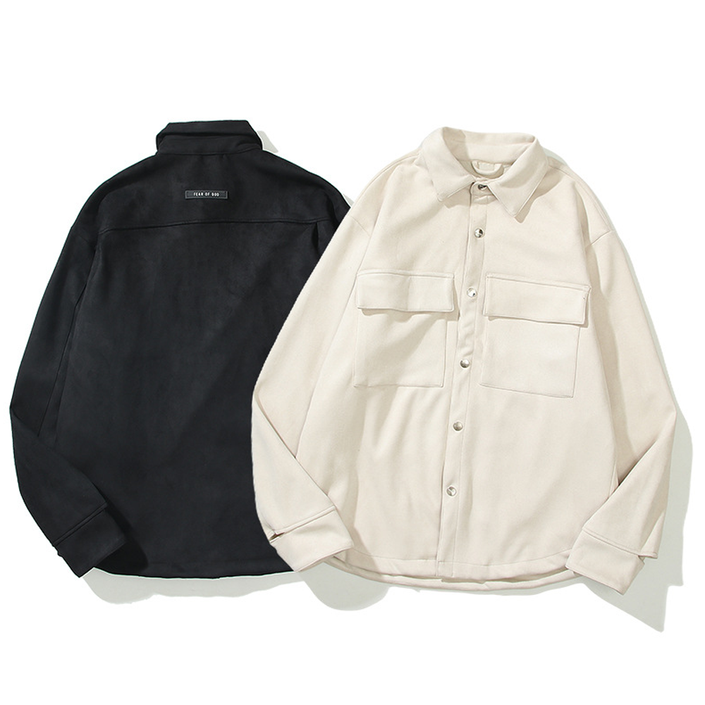 Heavyweight And Super Strong Single Item Workwear Suede Shirt