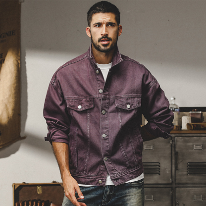 Men's Classic Vintage Denim Jacket