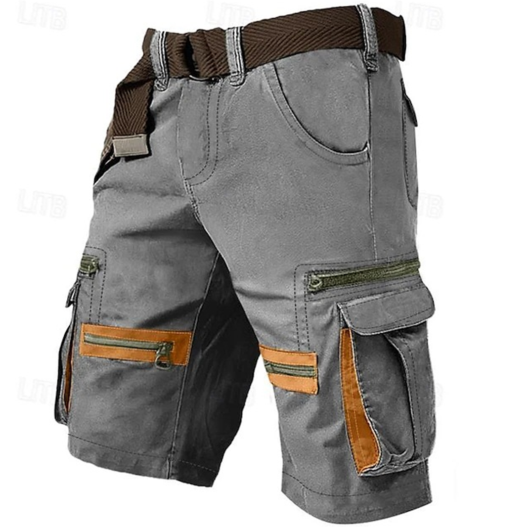 Men's Cargo Shorts Shorts Casual Shorts(Belt Included) 🔥24-hour deliv