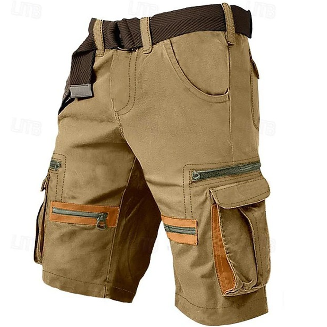 Men's Cargo Shorts Shorts Casual Shorts(Belt Included) 🔥24-hour deliv