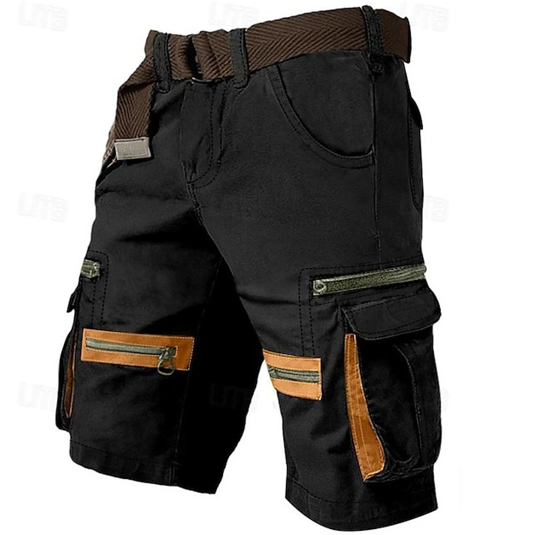 Men's Cargo Shorts Shorts Casual Shorts(Belt Included) 🔥24-hour deliv