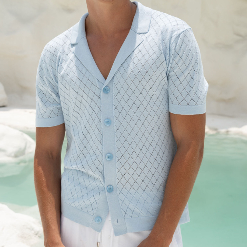 Spring And Summer Men's Breathable European And American Men's Knitted
