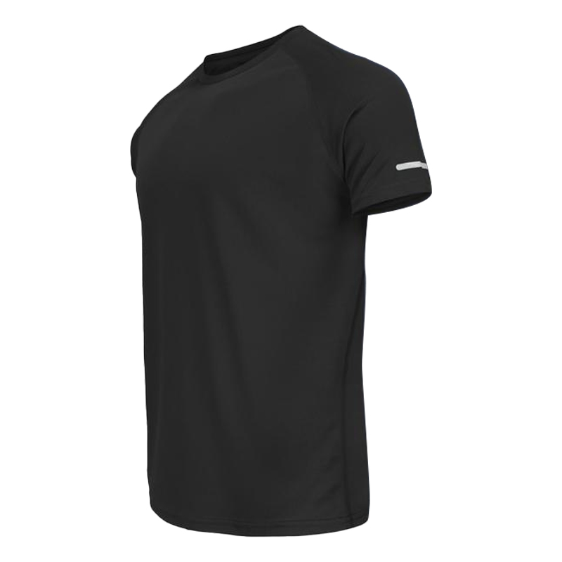 🔥12-Pack Men's Plain Reflective Design Sports Tee, Breathable Quick Drying Short Sleeve T-shirt