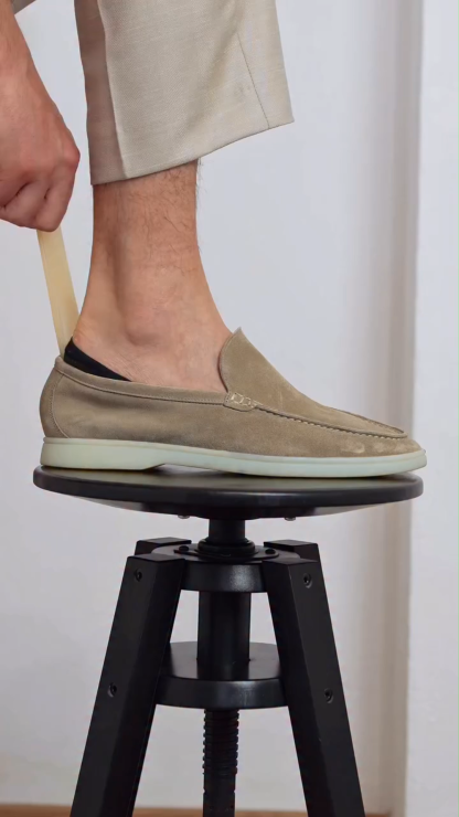 Men's Summer Breathable Slip-On Loafers，Casual Driving Shoes All-Day Comfort