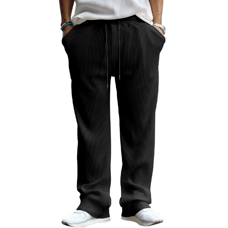 Men's Corduroy Casual Versatile Loose Trousers Cool And Breathable