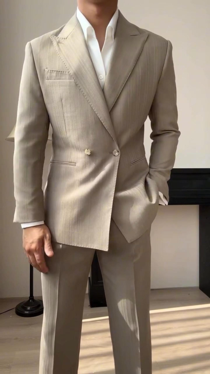 Men's Single Button Slim Fit Suit