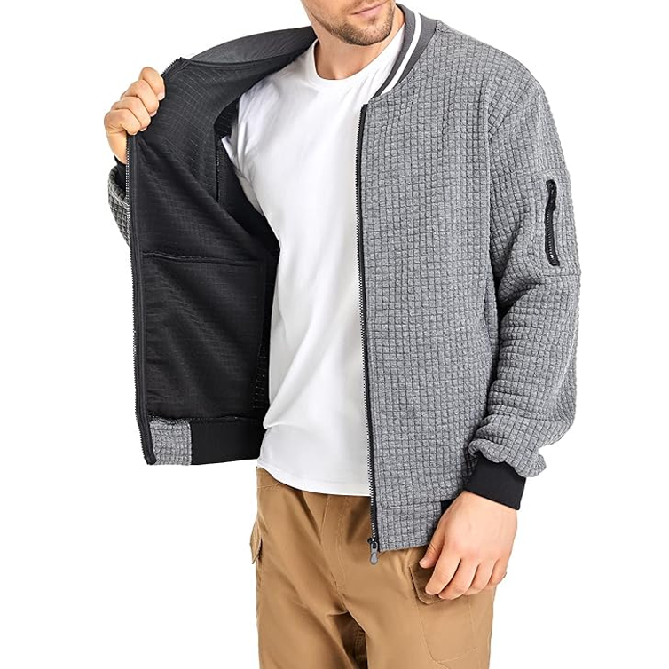 Men's Lightweight Jackets Casual Bomber Jackets Varsity Jackets