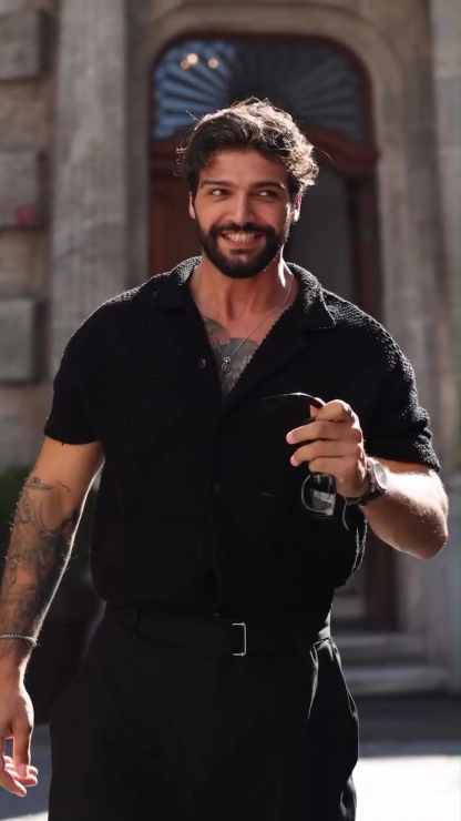 Men's New Summer Style Light Mature Style Advanced Casual Versatile Loose Knitted Cardigan