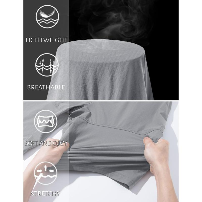 Men's Summer Lightweight Quick-Dry Work Shorts(Pockets on both the front and back)