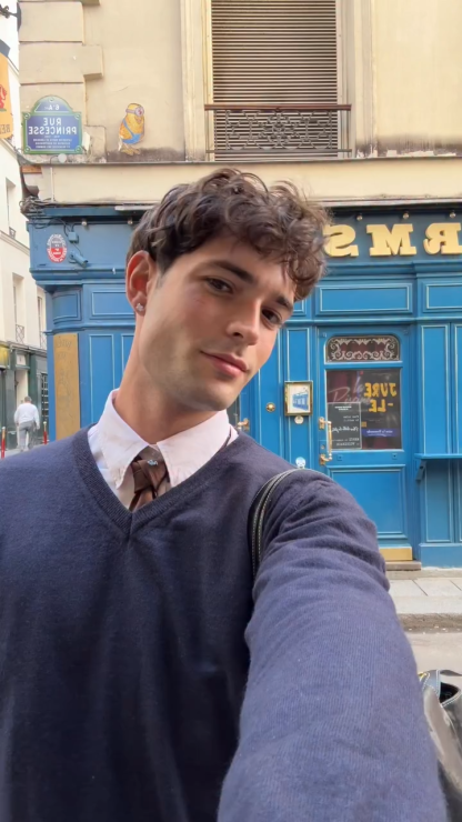 Men's V-Neck Sweater, Casual Knit Pullover, Fall Winter Pullover for Layering, Soft Comfortable for Daily Wear