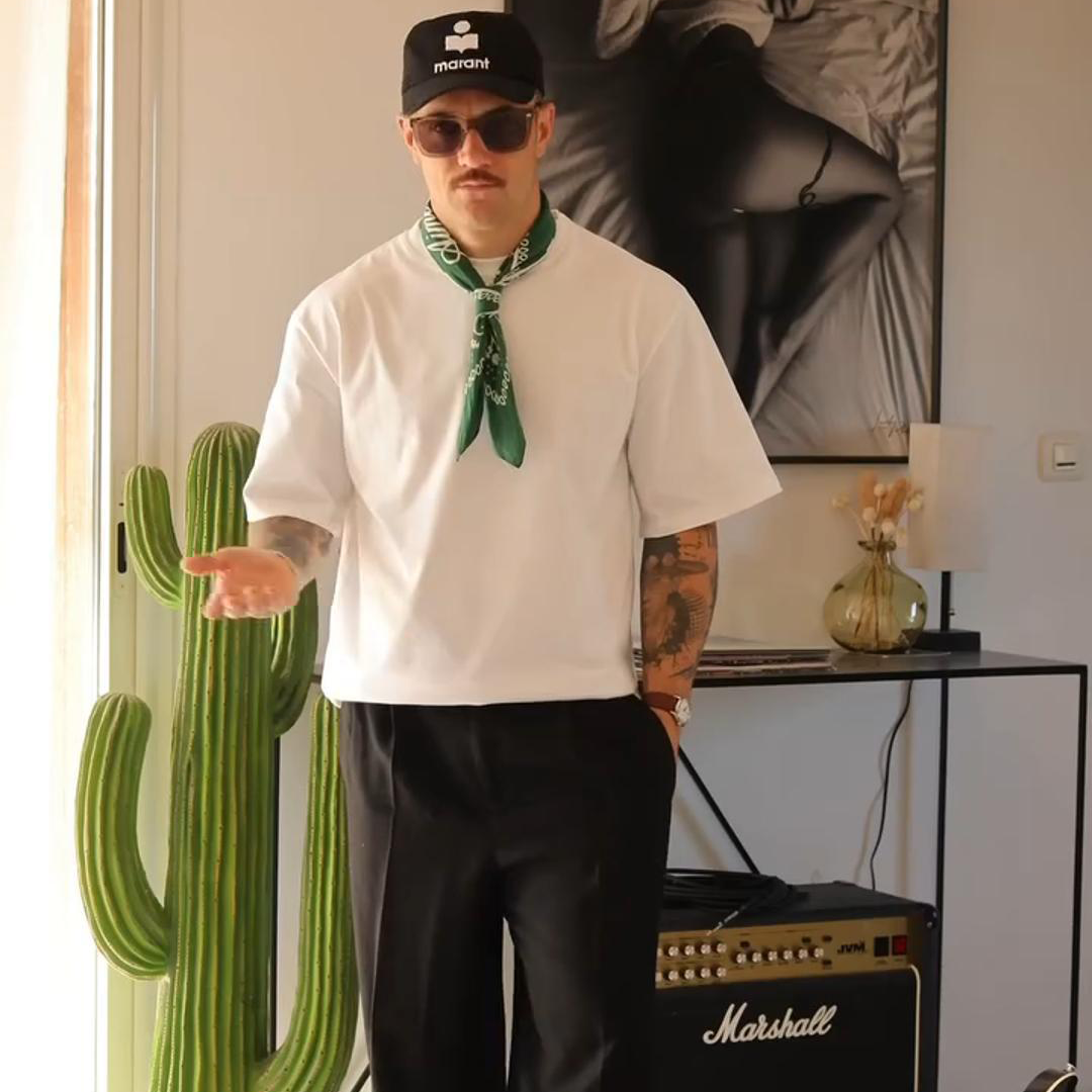 50cm Cotton And Linen Small Square Scarf Personalized Cashew Print Scarf