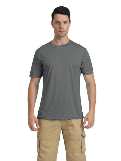 🔥Men's Short Sleeve T-Shirt Quick Dry UPF 50+ Athletic  Tee Performance Shirts