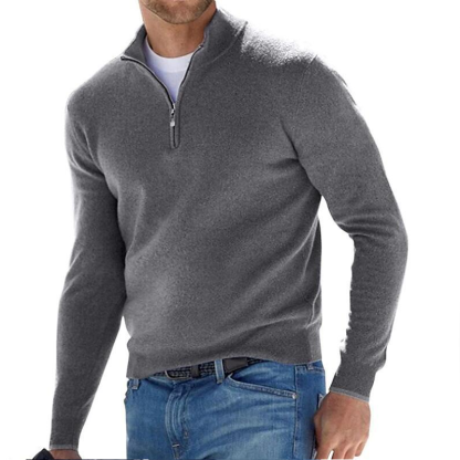 Autumn And Winter Long Sleeve Cashmere Coat Men's Base Shirt