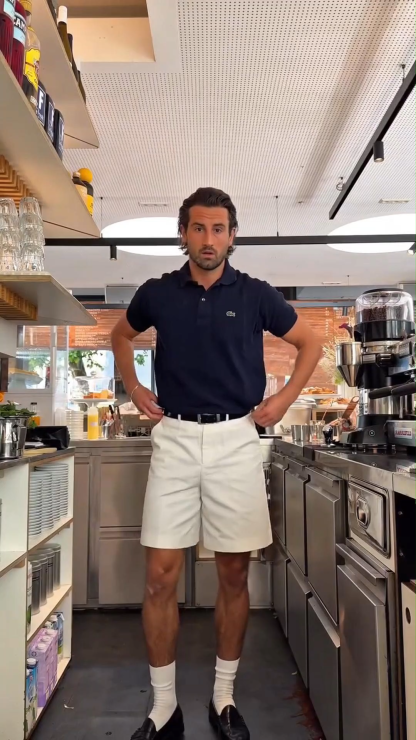 Men's Shorts Suit Shorts Loose Trousers Summer Thin