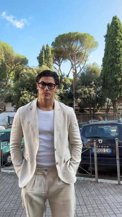 2025 Autumn New Men's Lightweight Breathable Blazer for Business Casual