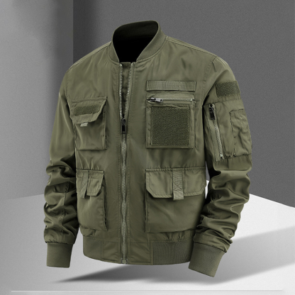 Mens Waterproof Mountain Camping Jacket - Multi-Pocket Outdoor Windbreaker With Hood, Lightweight Hiking Raincoat For Trekking, Travel & Urban Adventure