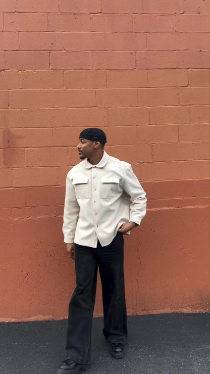 Heavyweight And Super Strong Single Item Workwear Suede Shirt