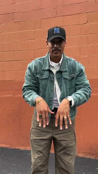 Niche Design Long-Sleeved Denim Vintage Washed Distressed Jacket