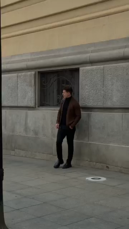 Men's Cotton V-Neck Sweater Cardigan, Fall Winter Knit Sweater, Men's Business Casual Cardigan, Premium Cotton V-Neck Open Front Sweater