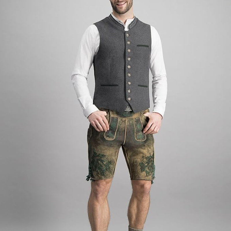 Men's trendy vest V-neck simple and elegant vest dress vest