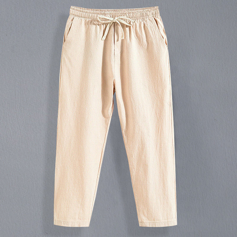 Men's Summer Linen Casual All-Match Trousers