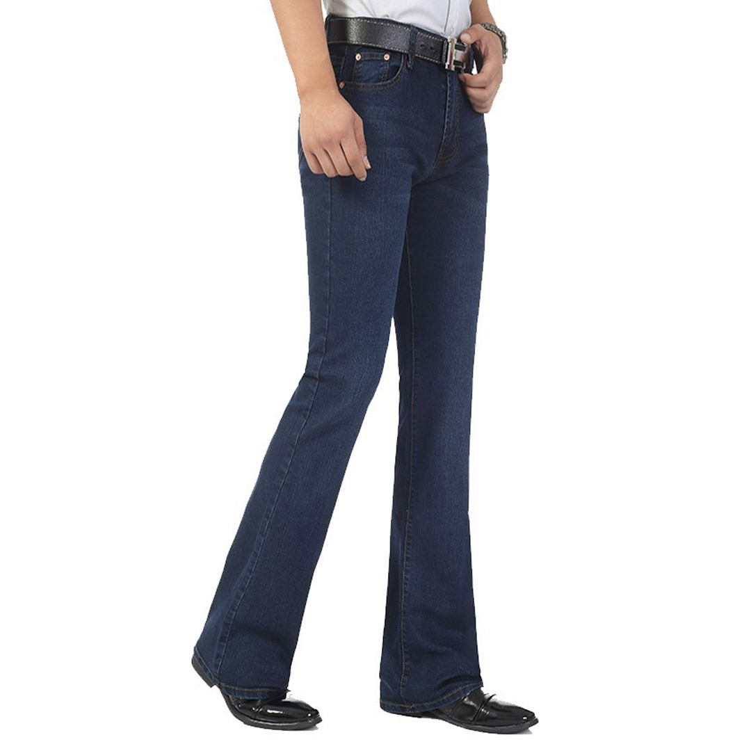 Western-Style Slim-Fit Denim Trousers