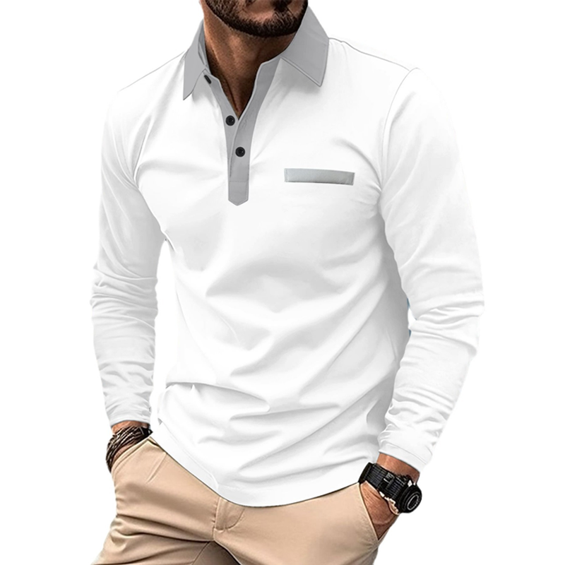 Golf Shirts for Men Dry Fit Men's Polo Shirts Men's Spring And Summer Solid Color Stand Collar Shirt Short Sleeved Casual T Shirt