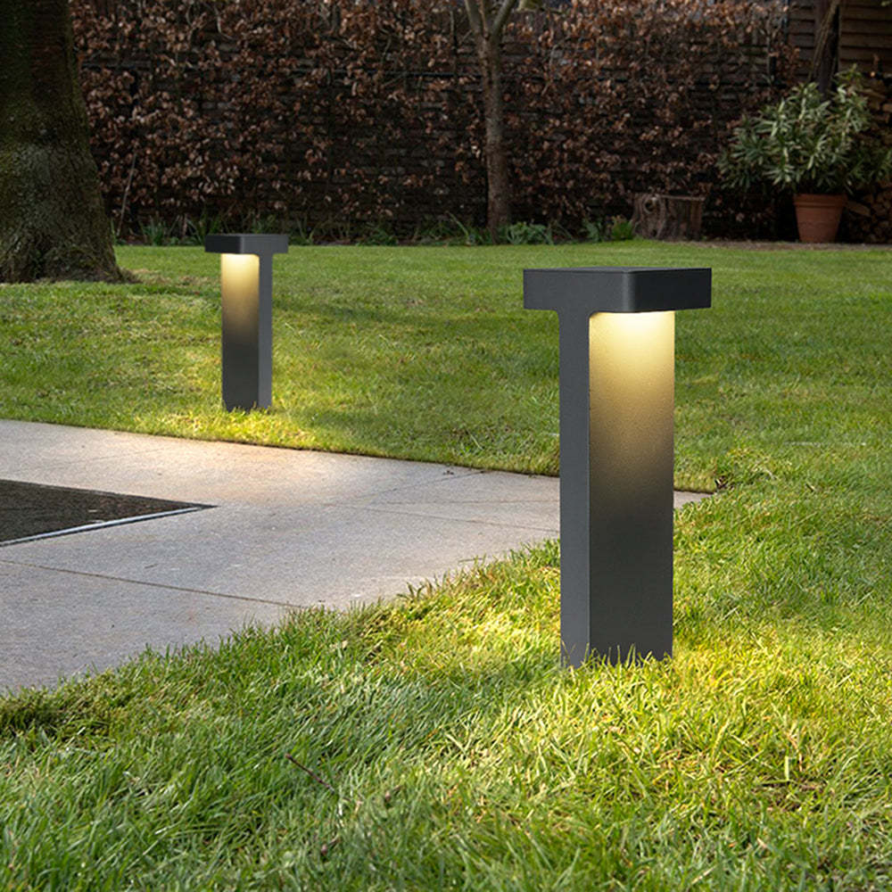 Pena Modern LED T-förmig Außenleuchte Metall Glas Gärten Terrassen