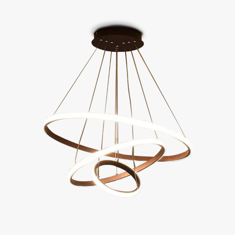 Arisha Modern Ring LED Pendelleuchte MetallEss/Schlaf/Wohnzimmer