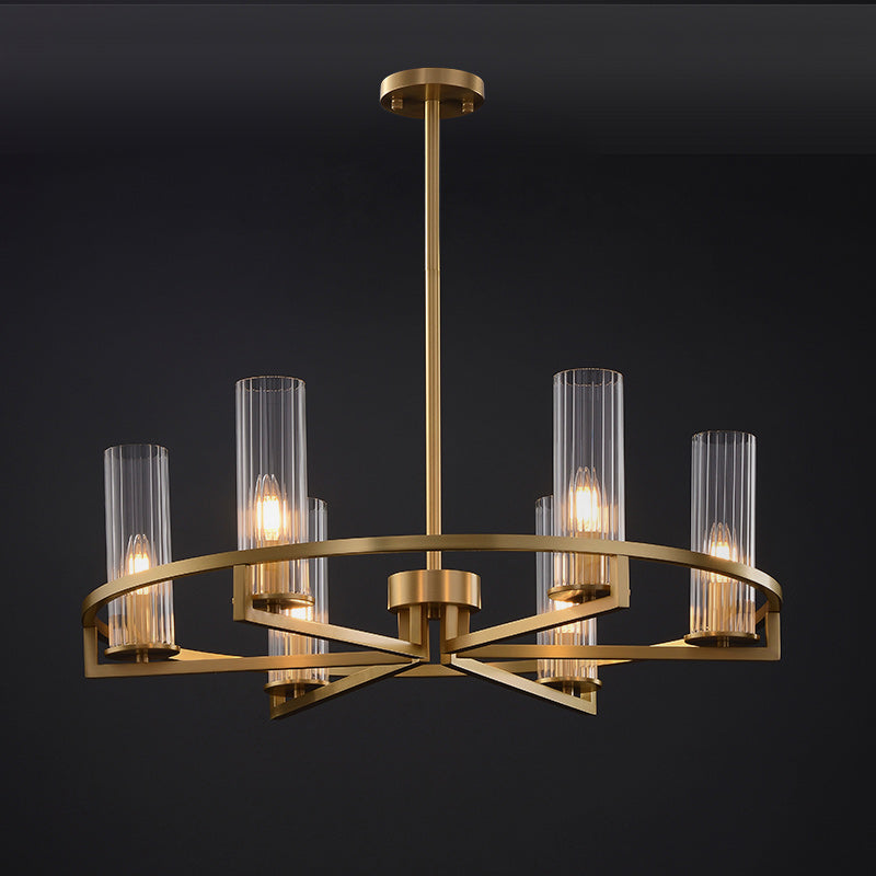 Arisha Post Modern Designer LED-Pendelleuchte aus Glas/Metall für Wohnzimmer/Schlafzimmer