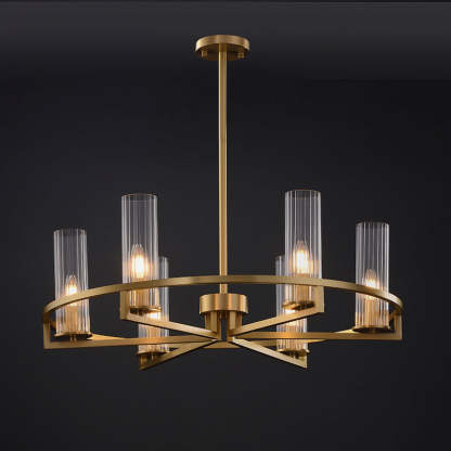 Arisha Post Modern Designer LED-Pendelleuchte aus Glas/Metall für Wohnzimmer/Schlafzimmer